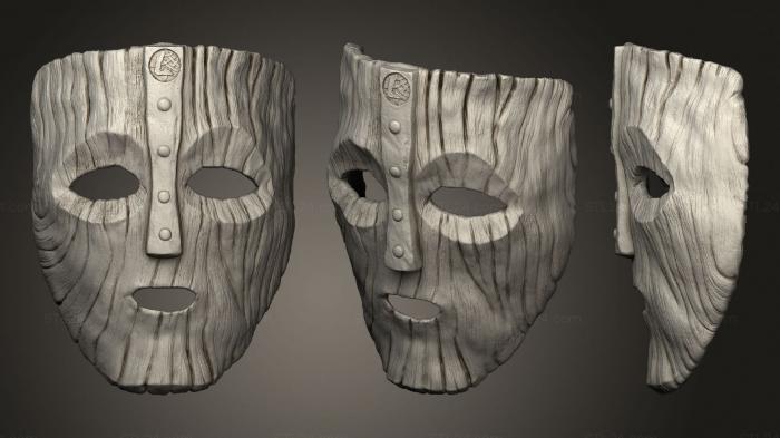 Mask (Loki mask from the movie The Mask, MS_0430) 3D models for cnc