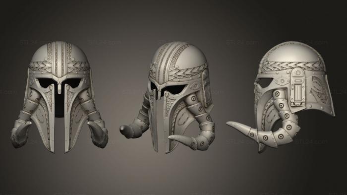 Mask (Myth Mando Uncut, MS_0459) 3D models for cnc