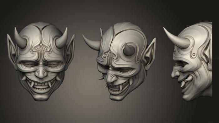 Mask (Oni Wall Mask, MS_0471) 3D models for cnc