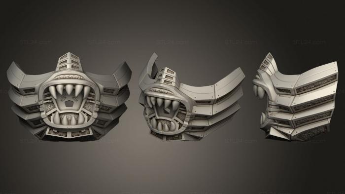 Mask (Reptile Movie Mask, MS_0490) 3D models for cnc