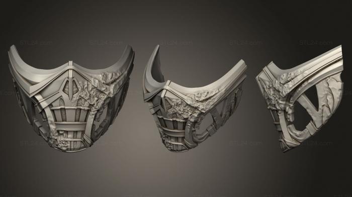Mask (Scorpion Mask 2021, MS_0503) 3D models for cnc