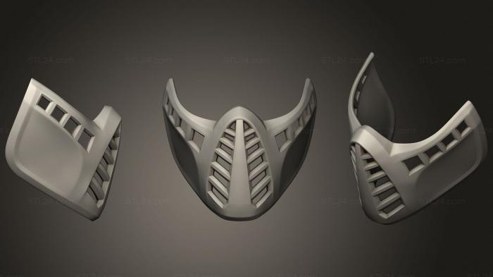 Mask (Scorpion Mask MK11 Classic New (2), MS_0504) 3D models for cnc