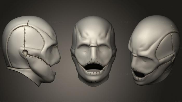 Mask (Slipknot mask, MS_0514) 3D models for cnc