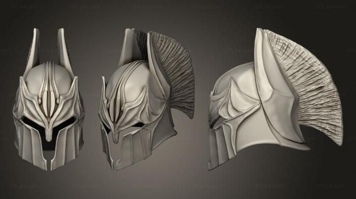 Маски (Спартанский Шлем Бэтмена 2, MS_0517) 3D модель для ЧПУ станка