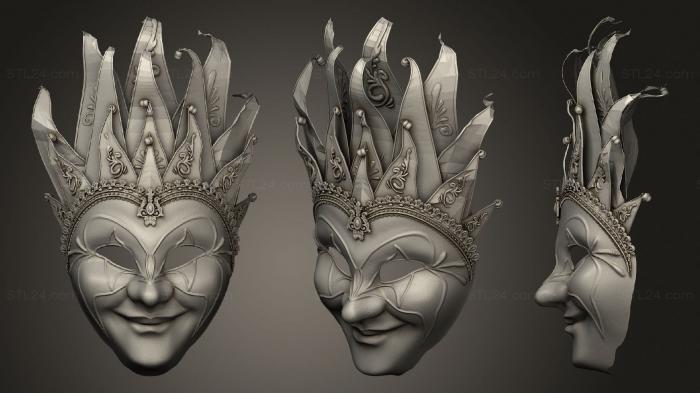 Mask (Venetian Carnival Mask The Joker, MS_0545) 3D models for cnc