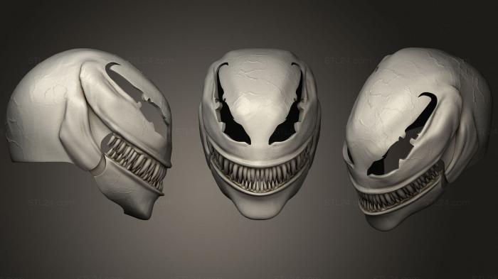 Mask (Venom Movie Helmet V3 undamaged, MS_0549) 3D models for cnc