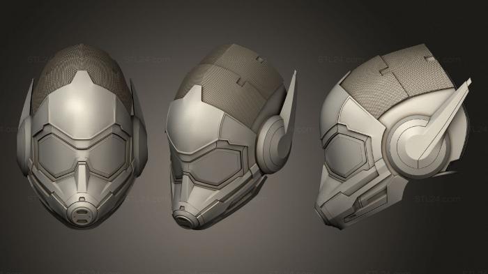 Mask (Wasp Female Helmet, MS_0557) 3D models for cnc