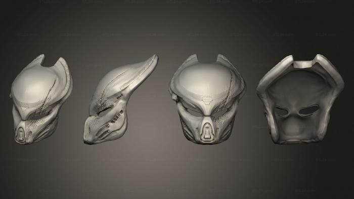 Mask (Alpha 007, MS_0566) 3D models for cnc
