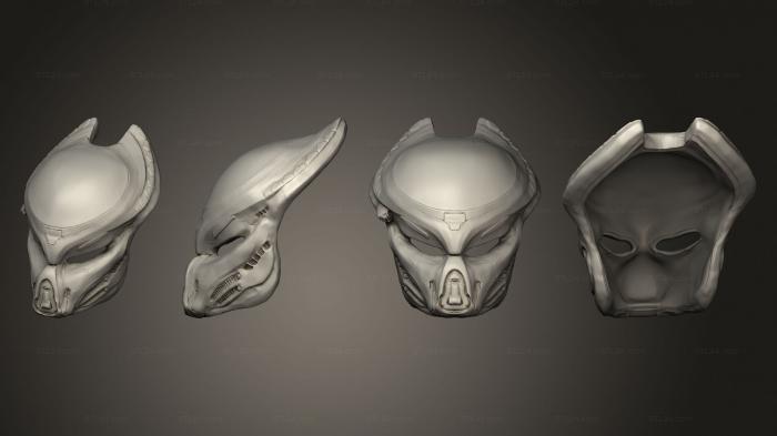Mask (Alpha 008, MS_0567) 3D models for cnc