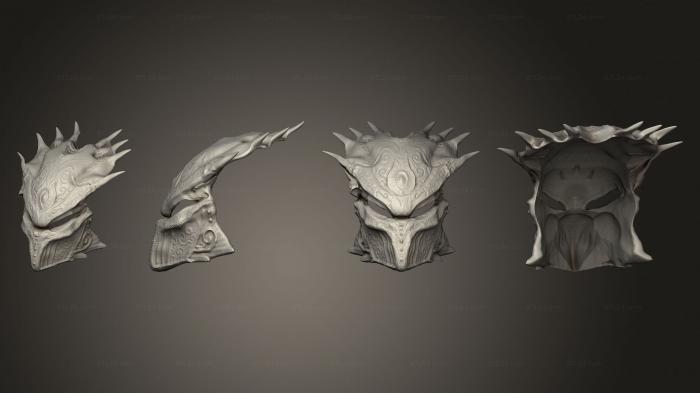 Mask (Alpha 014, MS_0573) 3D models for cnc