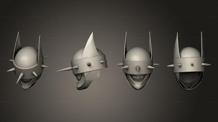 Mask (batman who laughs que rie, MS_0578) 3D models for cnc