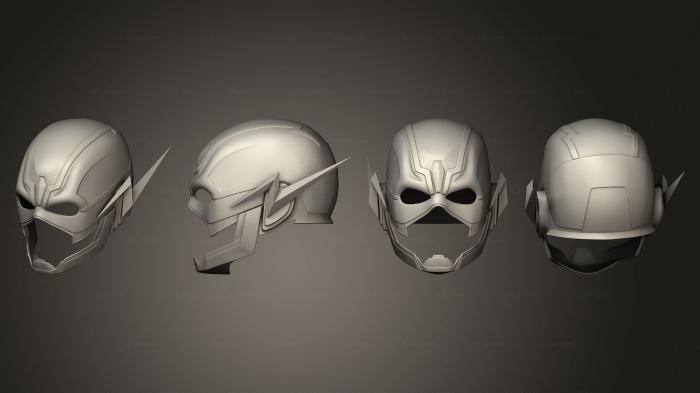 Mask (Cascos Reverse Flash Mask, MS_0590) 3D models for cnc