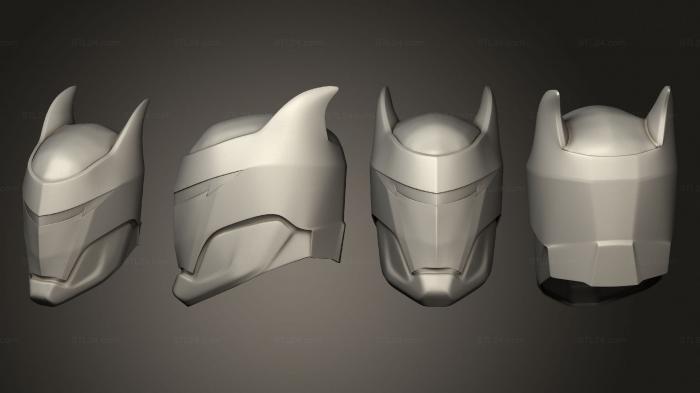 Mask (goblin slayer helmet 002, MS_0594) 3D models for cnc