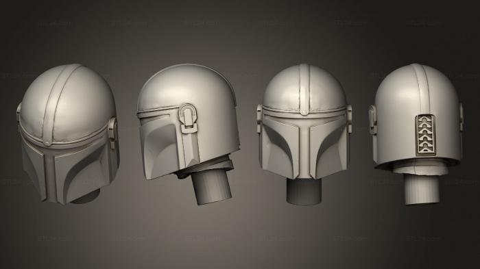 Mask (Helmet FIXED, MS_0609) 3D models for cnc