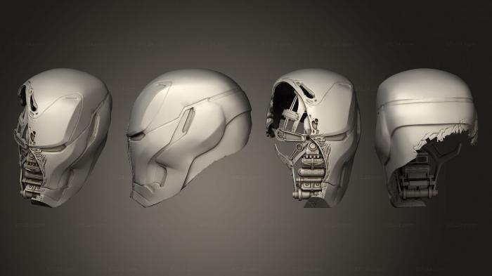 Mask (Iron Man Endgame, MS_0610) 3D models for cnc