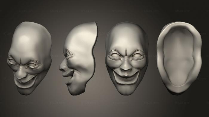 Mask (Mask V 5, MS_0627) 3D models for cnc