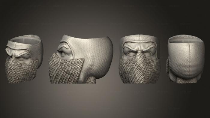Mask (Mate Scorpion Subzero By Ruben 24, MS_0632) 3D models for cnc