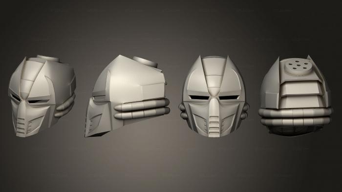 Mask (Mk Cyborgninjas, MS_0634) 3D models for cnc