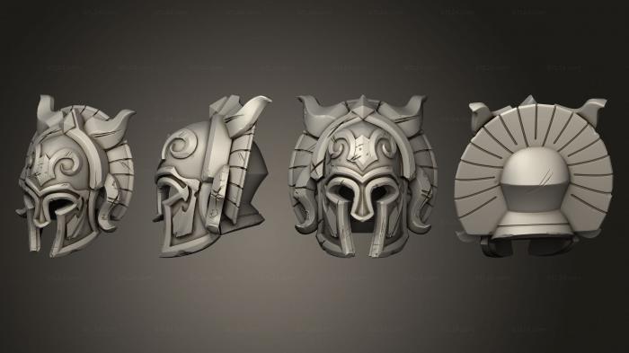 Mask (Mythical Clash Helmet A, MS_0641) 3D models for cnc