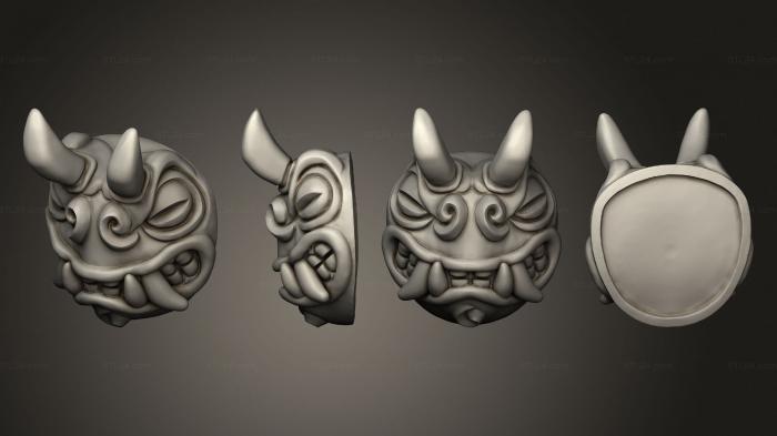 Mask (Onibi Hikiga Mask Alone, MS_0646) 3D models for cnc