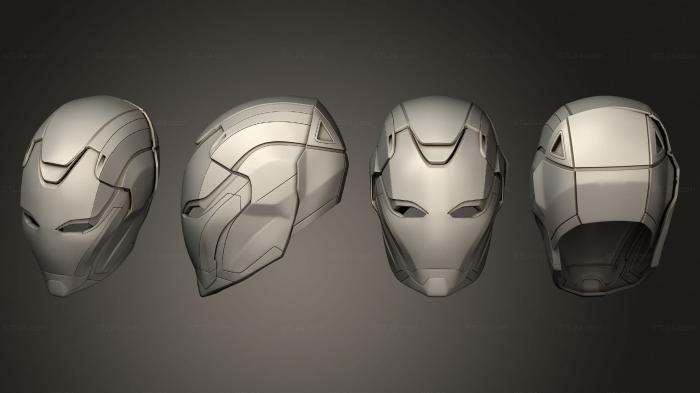 Mask (Pepper Pots Mark 49 Endgame Armor, MS_0647) 3D models for cnc