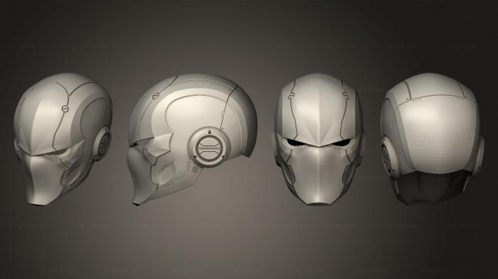Mask (Red Ronin Helmet, MS_0650) 3D models for cnc
