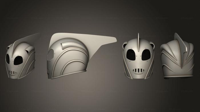 Mask (Rocketeer Helmet, MS_0654) 3D models for cnc