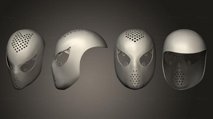 Mask (Spider Man Homecoming Captain, MS_0662) 3D models for cnc