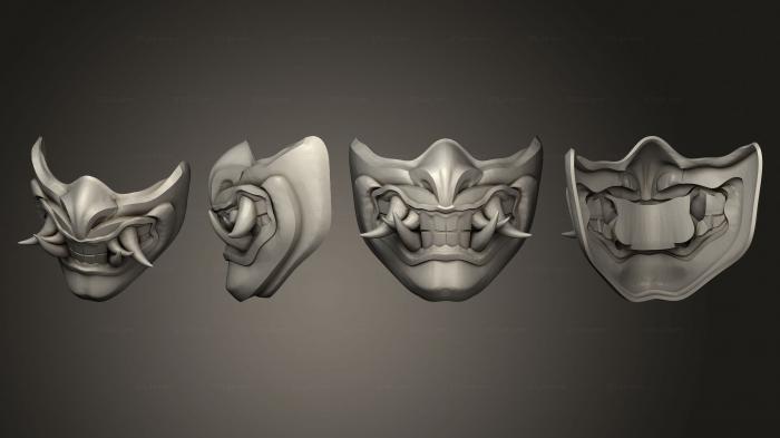 Mask (Sub Zero Mortal Kombatmask Grandmasters Icymask, MS_0667) 3D models for cnc