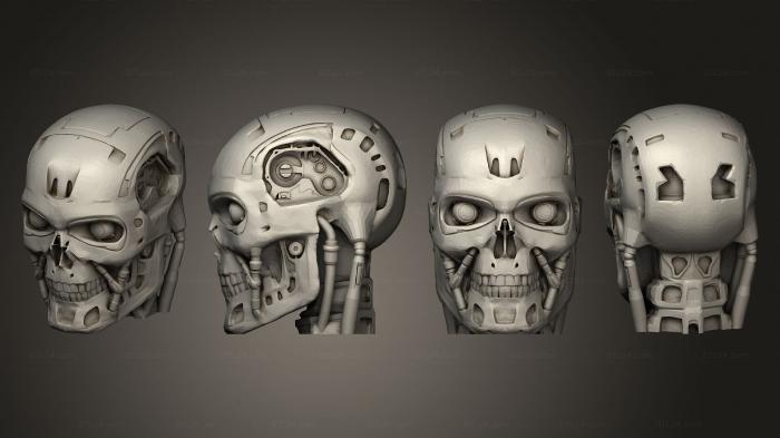 Mask (Terminator, MS_0672) 3D models for cnc