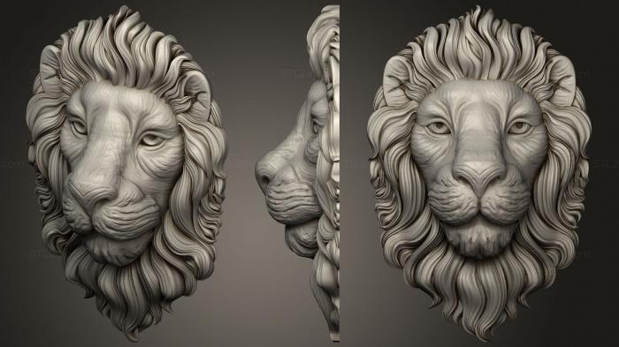 Lion's face 3DANL 70578 version1