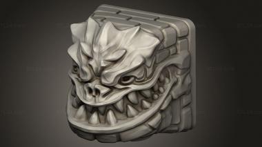 Mask (Fantasy Keycaps DEVIL Kalantos, MS_0700) 3D models for cnc