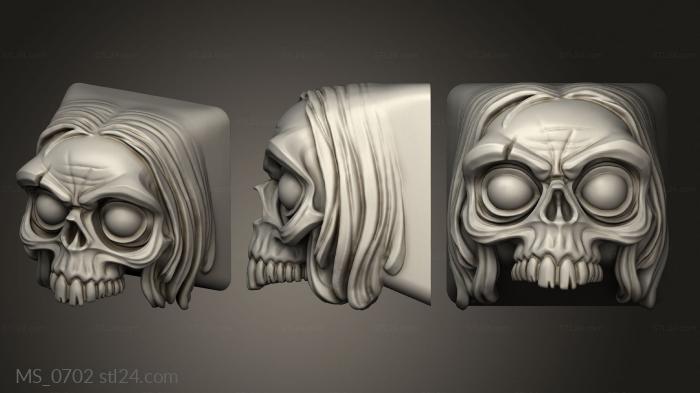Mask (MS_0702) 3D models for cnc