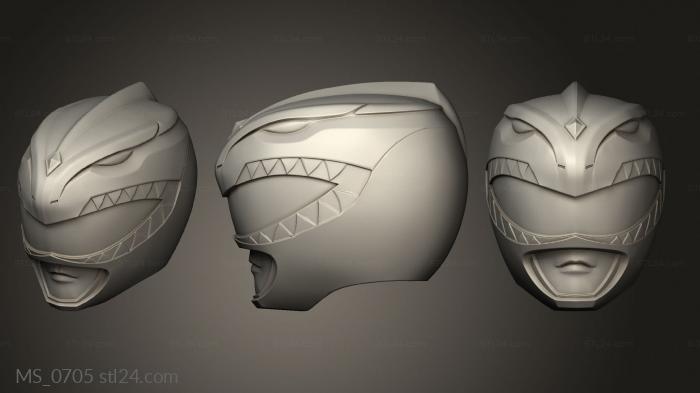 Mask (MS_0705) 3D models for cnc