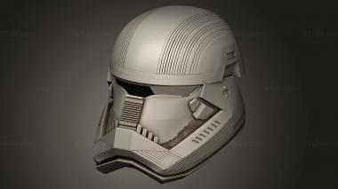 Mask (or Works Sith Helmet for dome half, MS_0719) 3D models for cnc