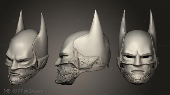 Mask (MS_0777) 3D models for cnc