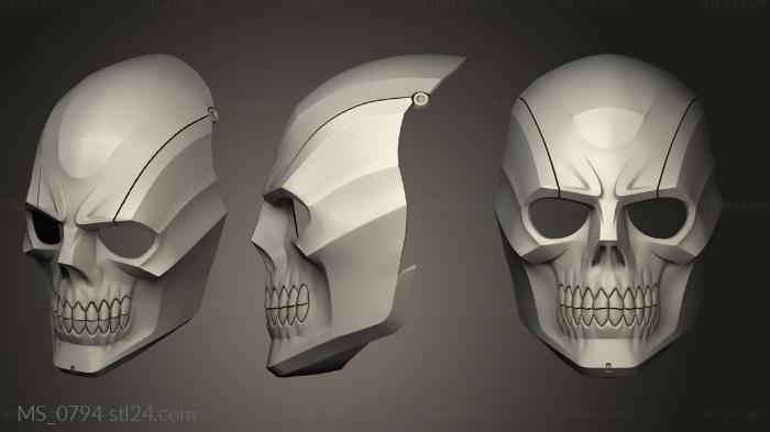 Mask (MS_0794) 3D models for cnc