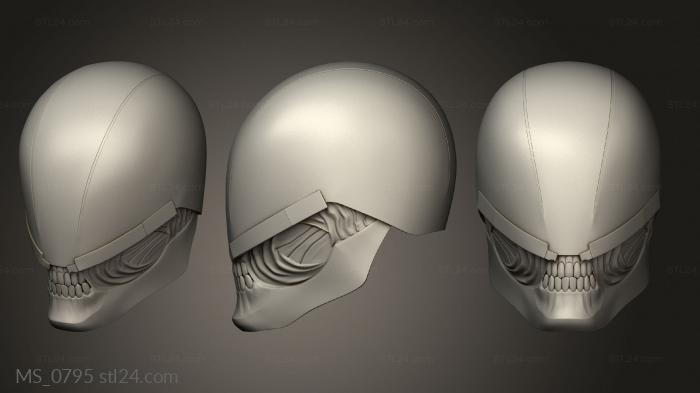 Mask (MS_0795) 3D models for cnc