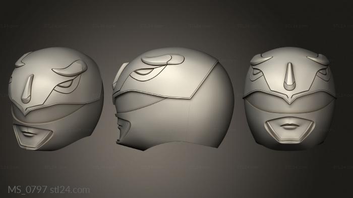 Mask (MS_0797) 3D models for cnc