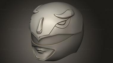 Mask (Blue ranger PR helmet, MS_0797) 3D models for cnc