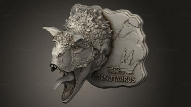 Mask (CARNOTAURUS, MS_0811) 3D models for cnc