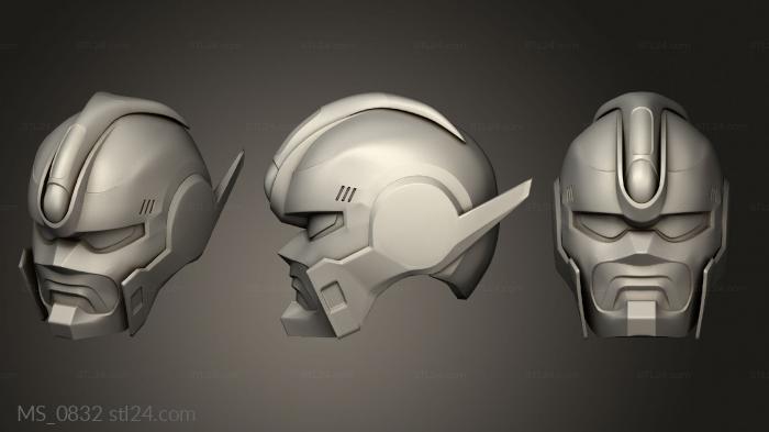 Mask (MS_0832) 3D models for cnc