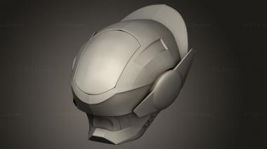 Mask (Cybercop Mercury all, MS_0837) 3D models for cnc