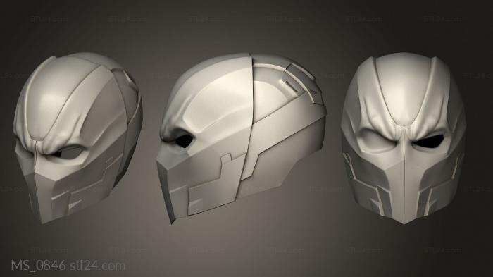Mask (MS_0846) 3D models for cnc