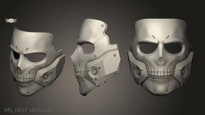 Mask (MS_0857) 3D models for cnc