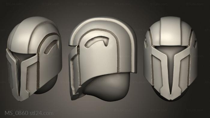 Mask (MS_0860) 3D models for cnc