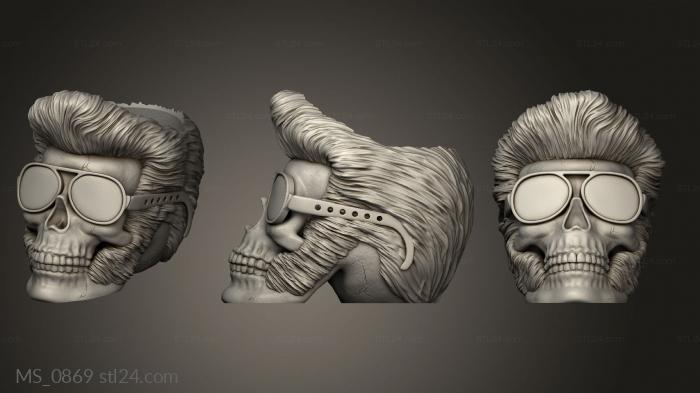 Mask (MS_0869) 3D models for cnc