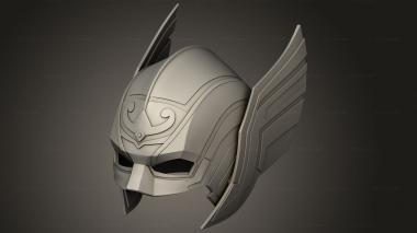 Mask (Lady Thor Helmet Old BACK, MS_1019) 3D models for cnc