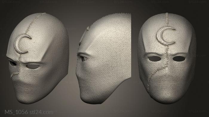 Mask (MS_1056) 3D models for cnc
