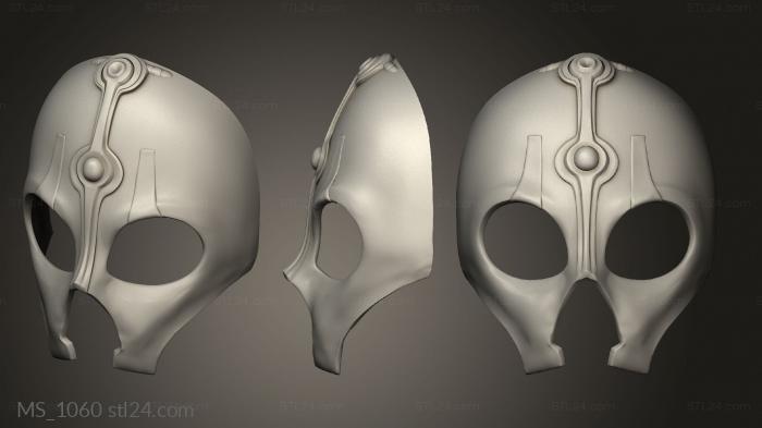 Mask (MS_1060) 3D models for cnc